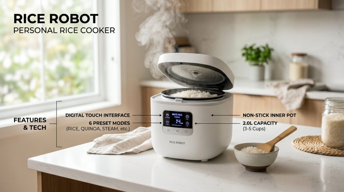 Rice Robot Personal Rice Cooker: A Closer Look